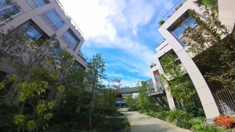 トヨタ「ウーブン・シティ」内部の様子