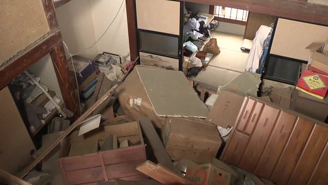 福島県沖地震では国見町全世帯の3分の1にあたる住宅に被害
