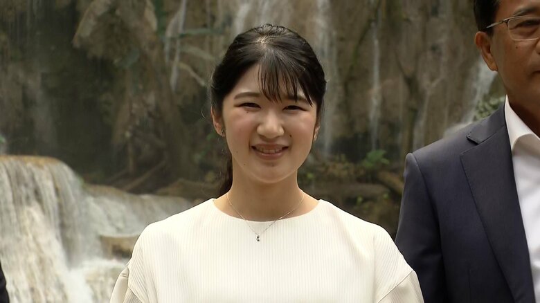 観光名所「クワンシーの滝」を訪問された（11月20日）