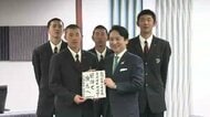 春のセンバツ出場へ　九国大付属ナインが報告　「『打の九国』を見せられるよう頑張ります」　3月19日に開幕　福岡・北九州市