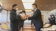 市長は「中学の先輩」…カヌー代表合宿に参加の松下桃太郎選手 地元の小松市長にメダル獲得誓う