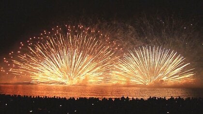【速報】三国花火は中止　台風15号の接近に伴う強風、高波予想のため　順延なし