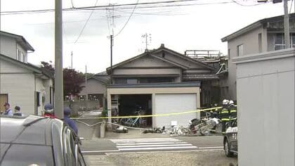 妻の首絞めて殺害し自宅に放火した疑い　夫を容疑者死亡のまま書類送検　秋田・潟上市