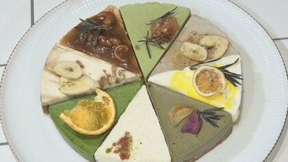 テイクアウトは冷凍状態で…8種類が揃う新感覚のチーズケーキ　映え要素に加えて変化楽しめる味と食感