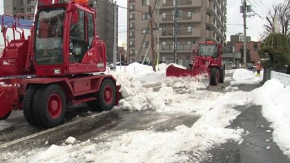  『緊急排雪』3月7日で作業完了へ―札幌市内の生活道路約3800キロ対象…1月の記録的大雪に続き2月の大雪で作業後ろ倒しに…排雪終了エリアも状況に応じ道路幅広げる作業など継続の見通し〈北海道〉