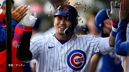 鈴木誠也が17号先制アーチ　登板回避の大谷翔平は2週間ぶりブルペンで投球練習　岡本和真は代打で空振り三振