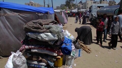 避難先は“耐えがたい過密状態”国連機関が批判　ガザ地区ラファの住民63万人が退避　アメリカ設置の桟橋使い物資搬入
