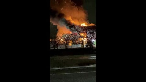 【続報・動画あり】小城市牛津町で住宅火災