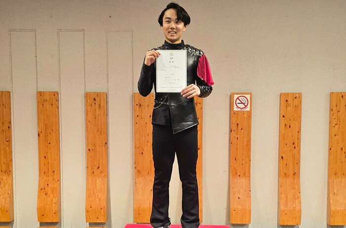 関東選手権シニア男子表彰台