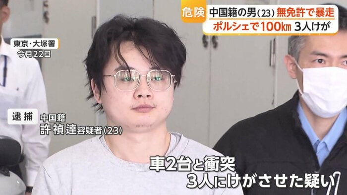 中国籍の許禎達容疑者