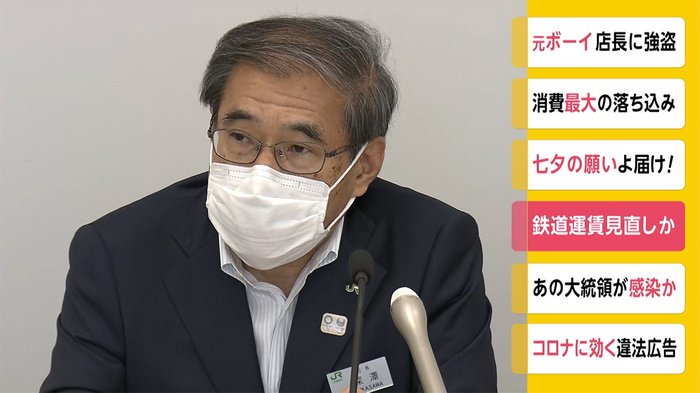 JR東日本 鉄道運賃の見直し検討 新型コロナで減収