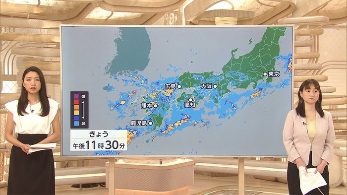 このあと九州など広範囲で激しい雨 線状降水帯の可能性も