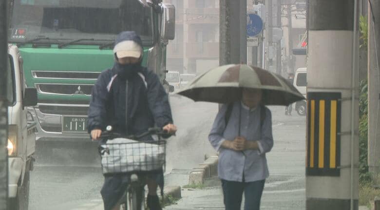 【広島・天気】今夜にかけて強い雨　川の増水や低い土地の浸水、土砂災害に注意　梅雨前線の影響｜FNNプライムオンライン