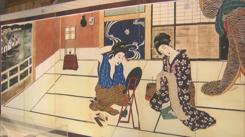 港町としての鳥羽の歴史を紹介する企画展 船で宴席を設けた遊女たちの資料も 三重県鳥羽市の「海の博物館」｜FNNプライムオンライン