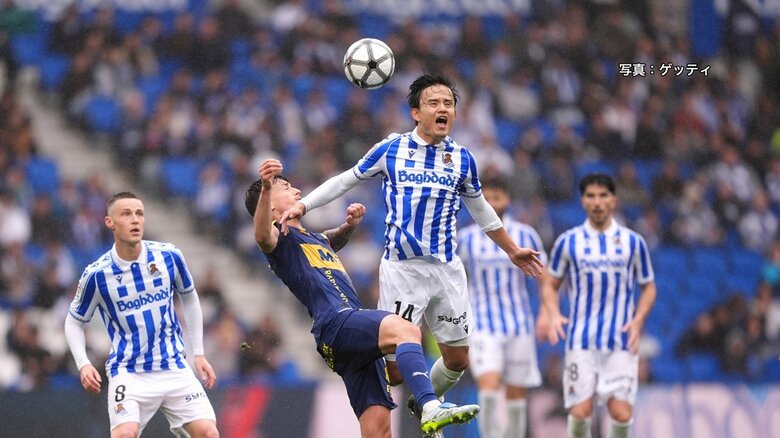 久保建英が83日ぶりの復帰戦でアシスト　「マン・オブ・ザ・マッチ」選出　三笘薫もチーム3連勝に貢献｜FNNプライムオンライン