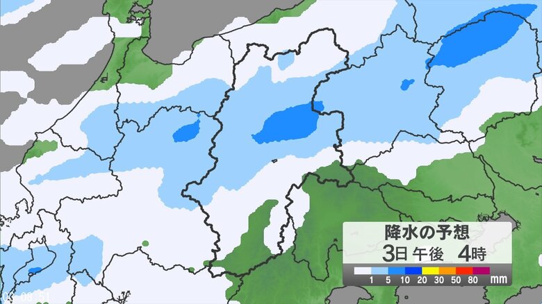 「警報級の大雨」の可能性　長野県で大気の状態が非常に不安定　前線の動向や台風24号の進路によっては総雨量がさらに多くなる可能性｜FNNプライムオンライン