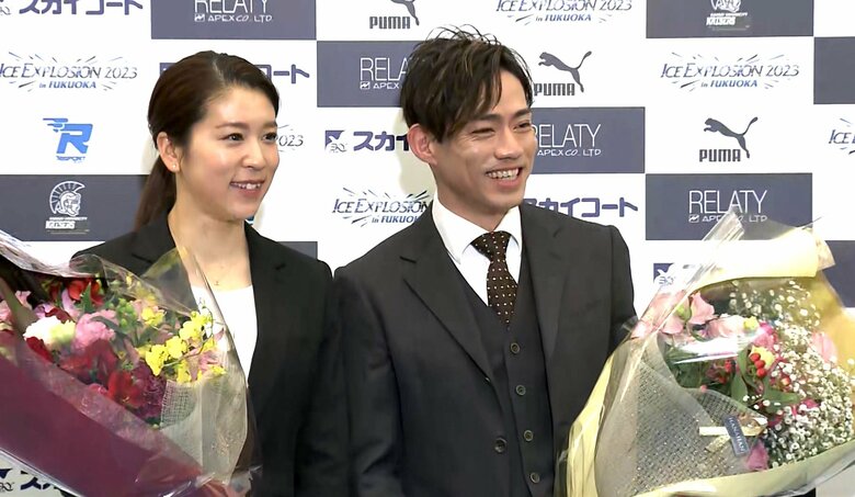 引退会見を行った2人