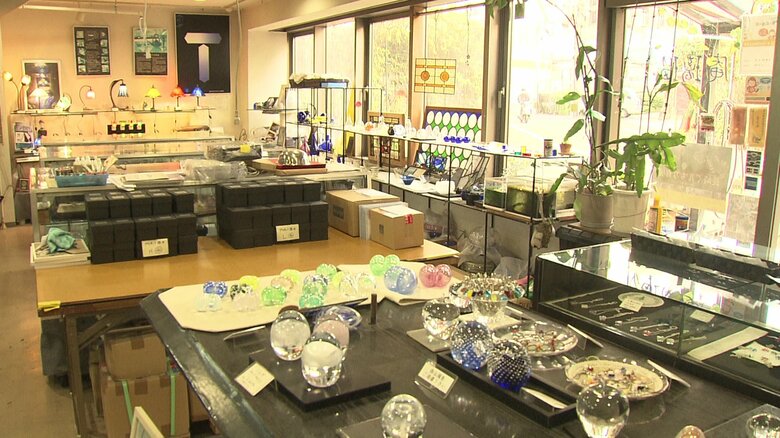 ガラス工房「瑠璃庵」（長崎市松が枝町）