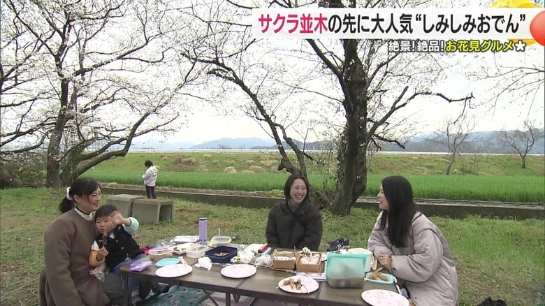 ２００メートルほどのサクラ並木