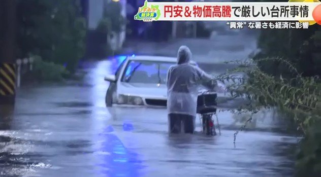 浸水被害（2024年8月静岡市内）