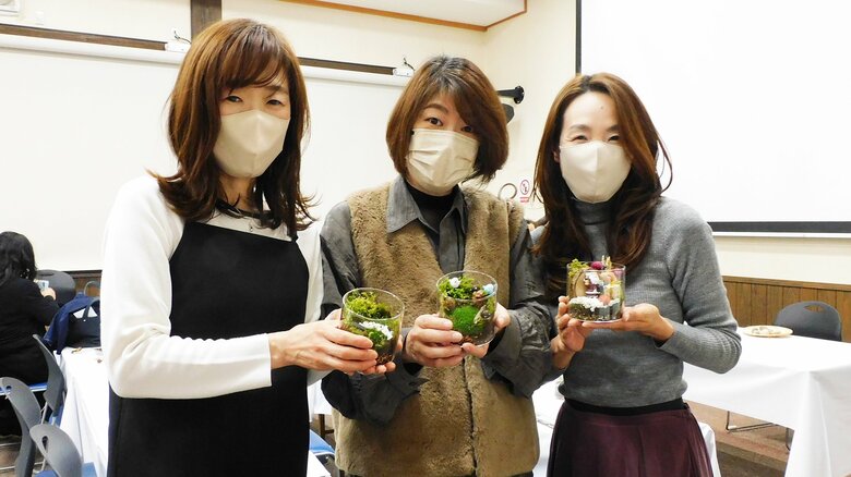 「苔の魅力が分かった」と語る参加者