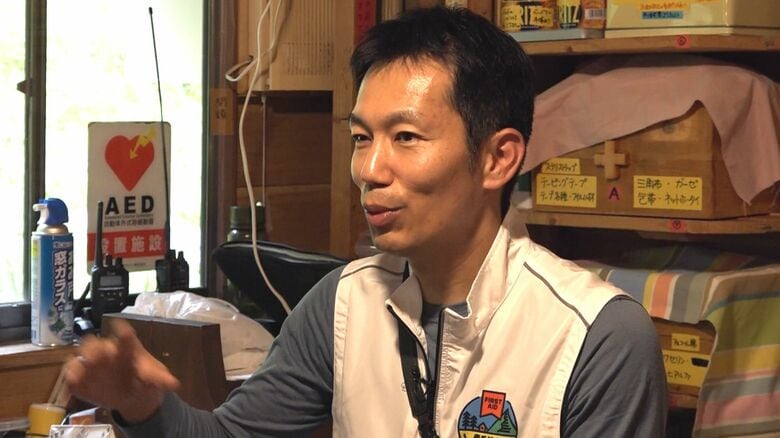 「赤岳鉱泉診療所」の医師の一人　市川智英医師（松本協立病院）