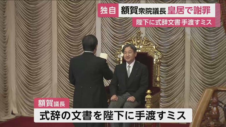 やや困惑したような表情を浮かべられる陛下