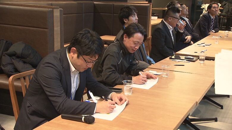 エスコンフィールドでの最終審査の様子