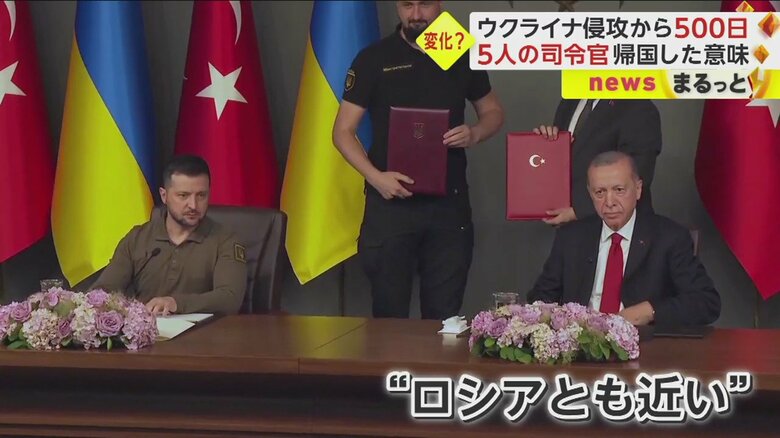 先週末、会談を行ったゼレンスキー大統領とトルコのエルドアン大統領