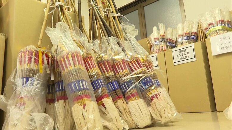 しゃんしゃん傘確保へ市民や企業が協力　来年の傘確保に懸念