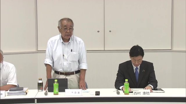 福島県漁連と西村経産相　県漁連からは改めて「反対」を表明