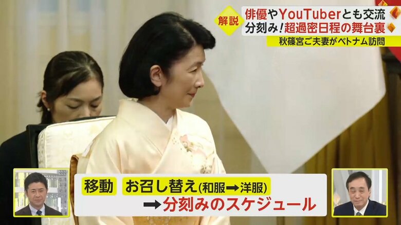 今回のベトナム訪問では、秋篠宮ご夫妻は分刻みの忙しさだった