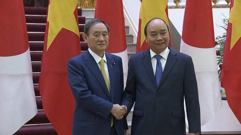 ベトナムとビジネス往来目指す 菅首相 初外遊