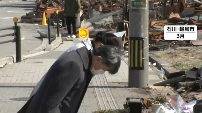 石川・輪島市を視察された天皇皇后両陛下（2024年3月）