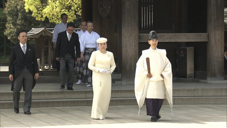 明治神宮を参拝された信子さま　4月17日