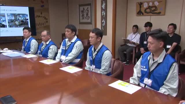 被災時の” 情報収集”の大切さを実感 熊本地震で給水支援にあたった津山市職員が市長に活動報告【岡山】