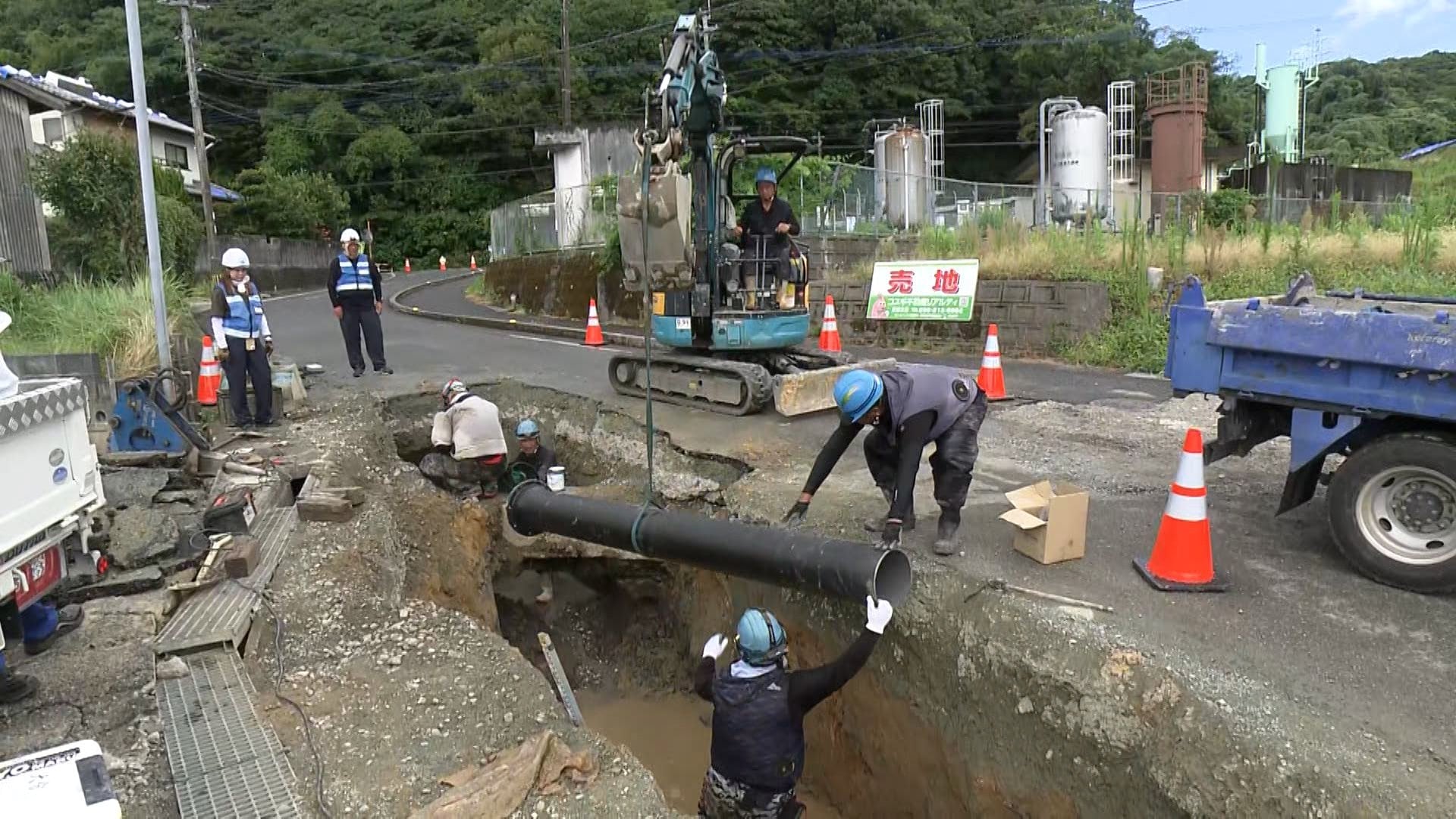 熊本・八代市の断水すべて解消 8月末までに上下水道復旧目指す