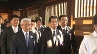 超党派の国会議員連盟70人超が靖国神社を参拝　高市総理は自民党総裁として私費で玉串料