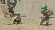 厳しい暑さ…園児がどろんこ遊びでひんやり　佐久31.7℃、伊那31.2℃など県内12地点で「真夏日」　熱中症の疑いで3人搬送
