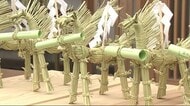 「コロナ撃退！」　長野市で伝統の「わら駒祭り」　密避けるため…