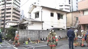 2階建て住宅火事 男性死亡 1人暮らしで寝たきり