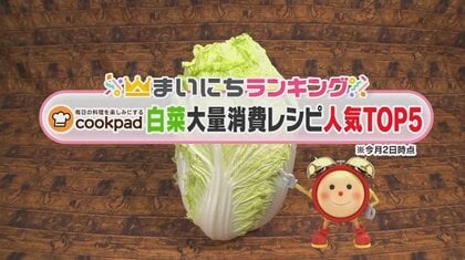 冬が旬の白菜！大量消費レシピ人気トップ5　1位は切って混ぜるだけ？手軽でおいしい料理がランクイン