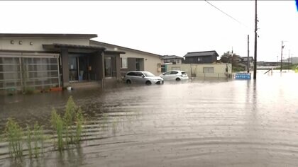 車が水没…ドアを蹴り脱出「死ぬかと思った」　富山・石川で一時「大雨特別警報」複数の川が氾濫　秋田県沿岸で線状降水帯発生の可能性