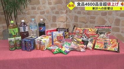 “値上げの秋”到来　10月から食品4600品目以上が値上げ　さらに「ゆうパック」や「ふるさと納税」も