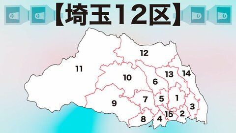 【埼玉12区】自民vs野党共闘の一騎打ち 衆院選2021