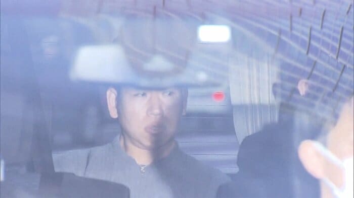 連行される森野広太容疑者(8日 渋谷署)