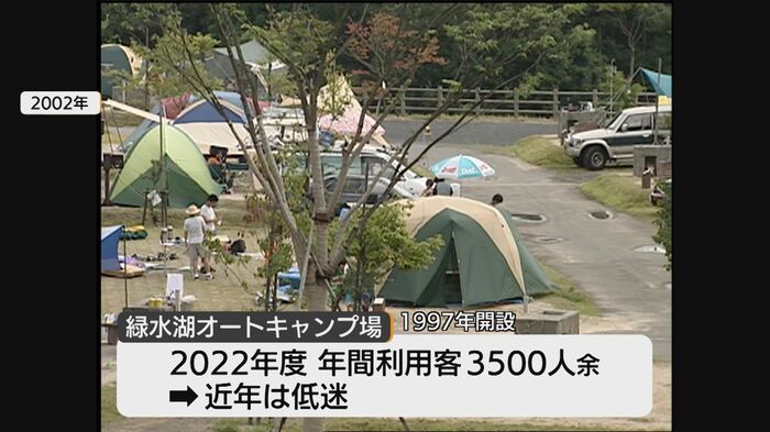 長年親しまれたキャンプ場も利用低迷