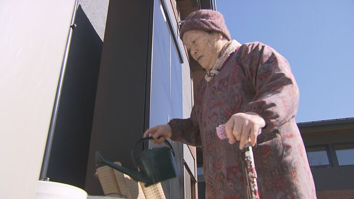 帰還した住民・松浦トミ子さん