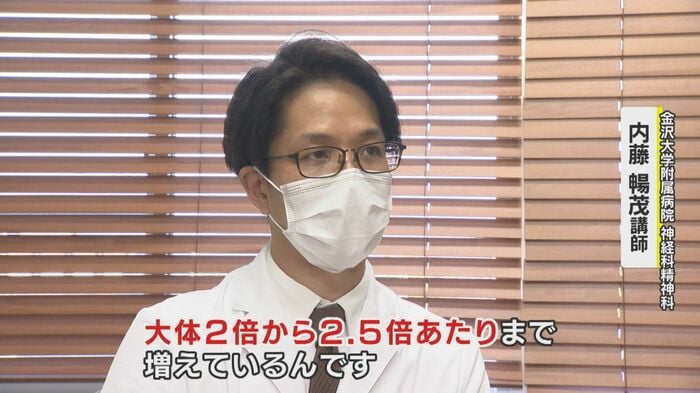 患者の増加を危惧する内藤医師