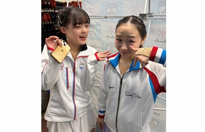 横井の演技に感動し大号泣したという松生（中部選手権）